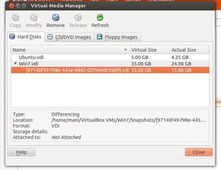 Accidentally release my hard disk.vdi from virtual machine