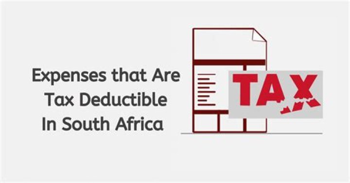 Are bursaries tax deductible in south africa?