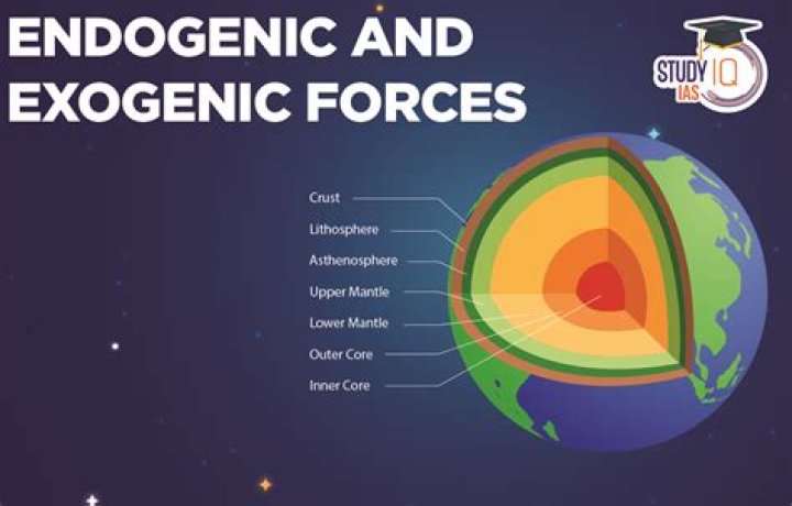 Are exogenic and endogenic processes?