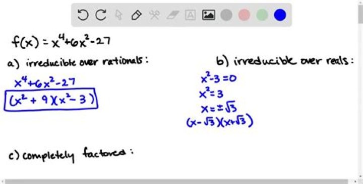 Are irreducible over the rationals?