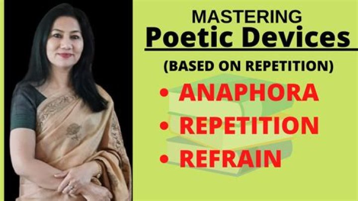 Are repetition and anaphora the same?