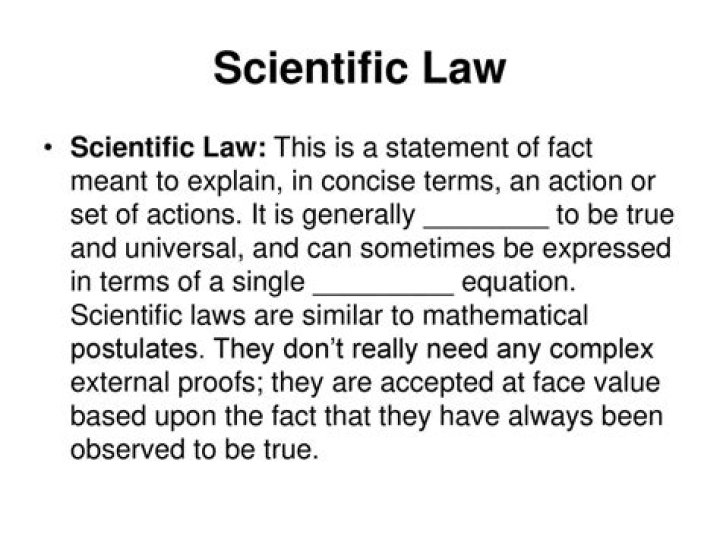 Are scientific laws falsifiable?