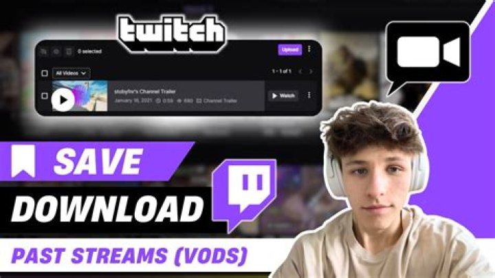 Are streams on twitch saved?