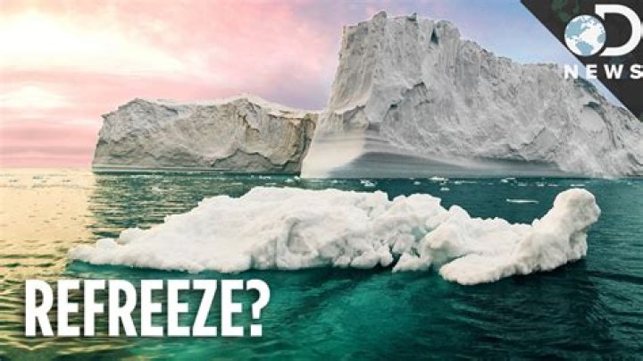 Are the ice caps refreezing?