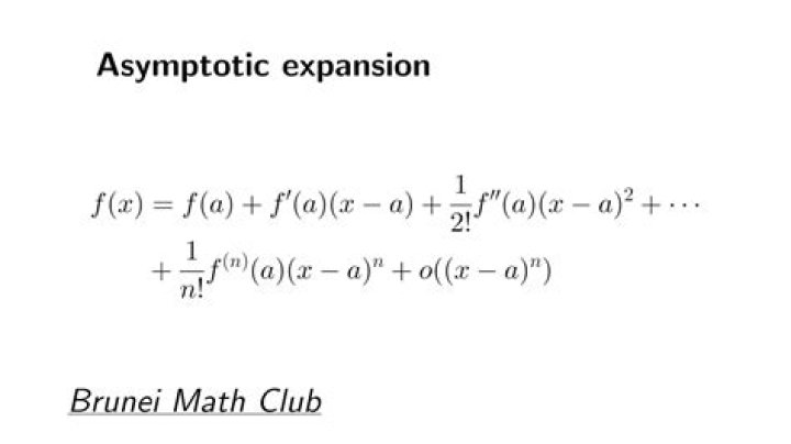 Asymptotic expansion of tanh at infinity?