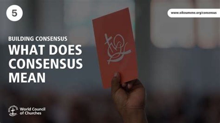 At does consensus mean?