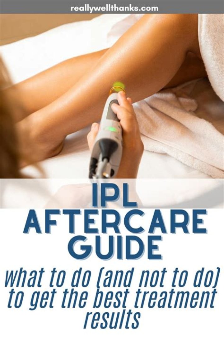 At home ipl aftercare?