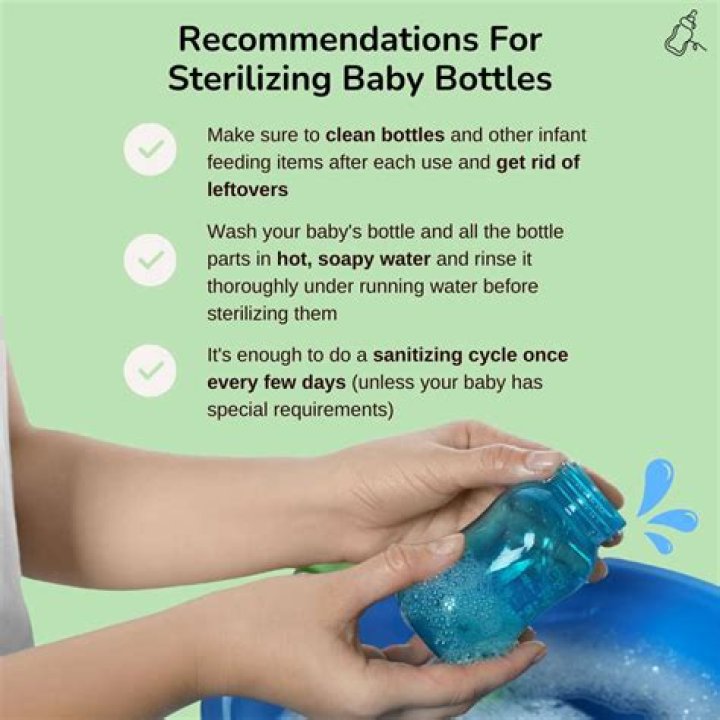 At what age do you stop sterilizing bottles?