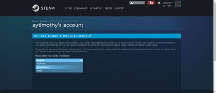 Buying Steam game while being abroad