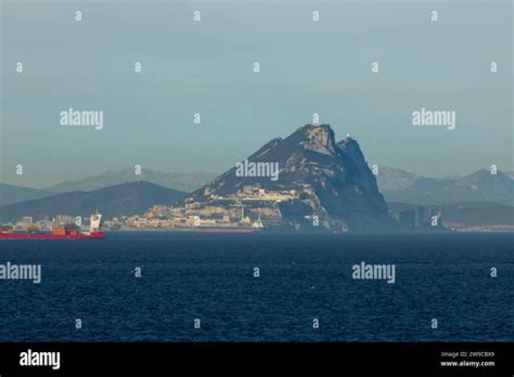 By rock of gibraltar?