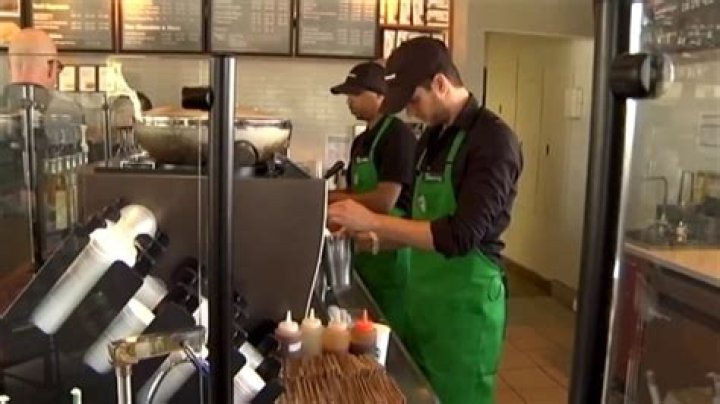Can baristas wear their hair down?