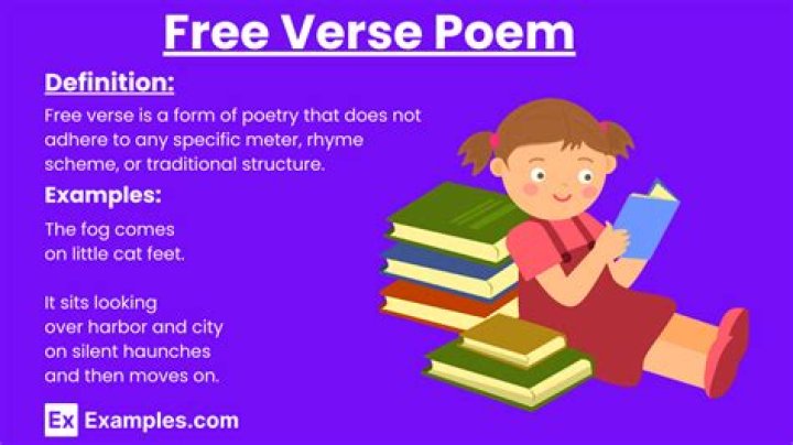 Can free verse poems rhyme?