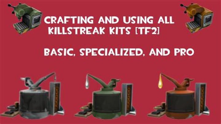 Can I use a strange specialized killstreak weapon to fabricate a professional killstreak kit?