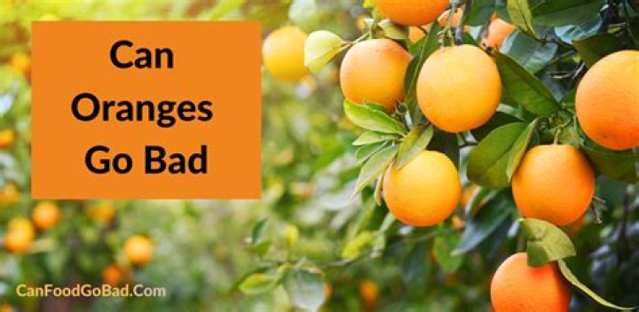 Can oranges go bad?