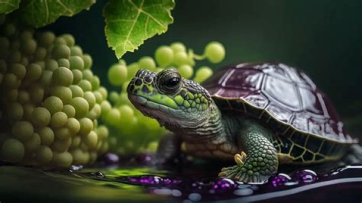 Can red eared sliders eat grapes?