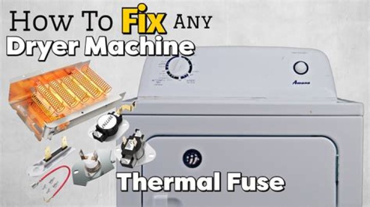Can you bypass a thermal cutoff on a dryer?