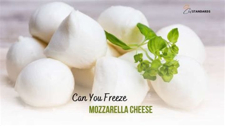 Can you freeze mozzarella?