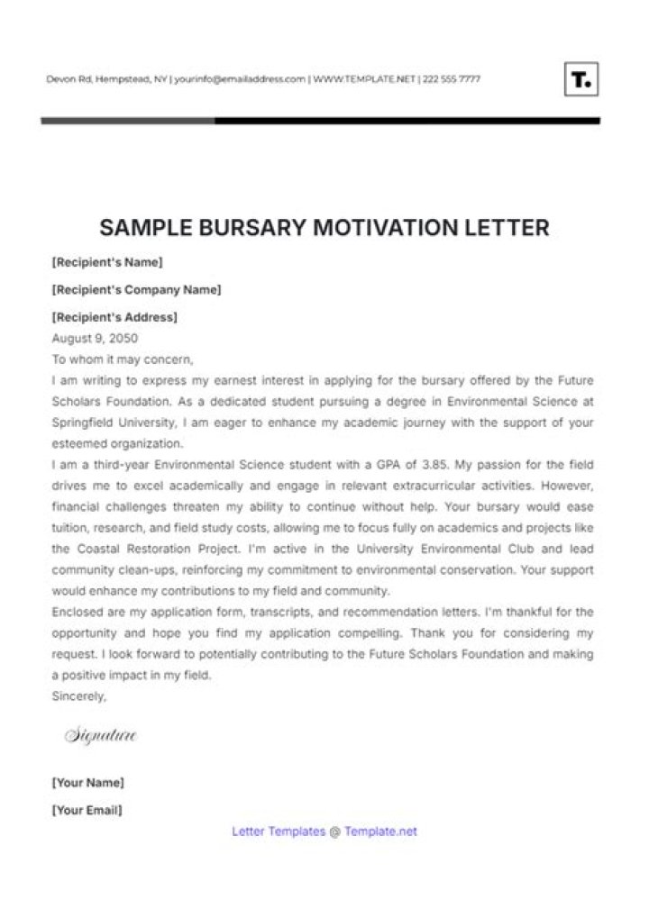 Can you get bursary in university?