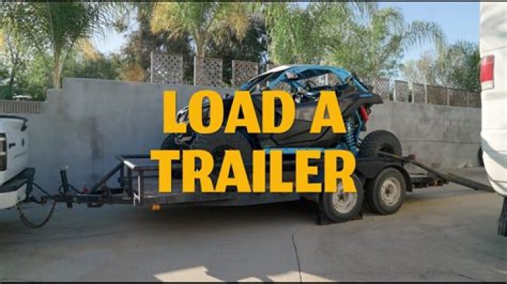 Can you load a unhitched trailer?