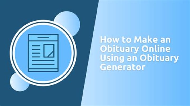 Can you post an obituary online?