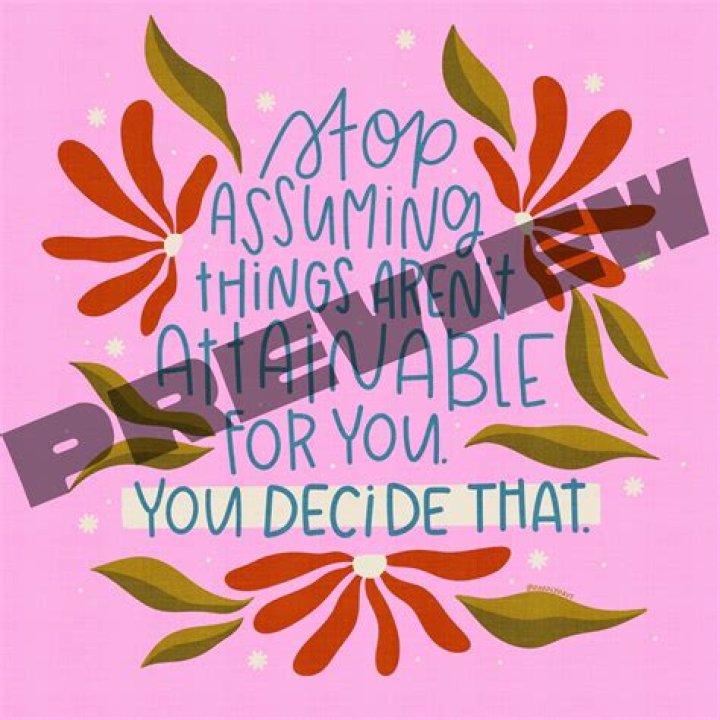 Can you stop assuming things?