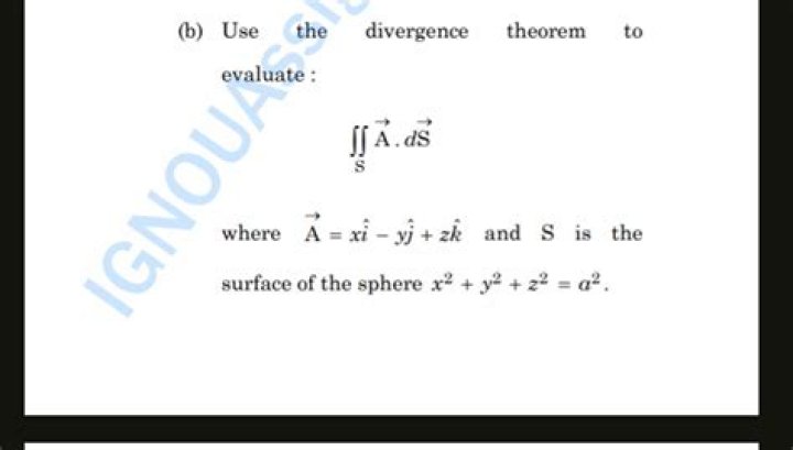 Divergence Theorem to evaluate integral where S is a sphere