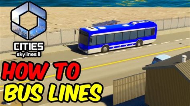 Do bus lines need to connect to bus depots in Cities Skylines?