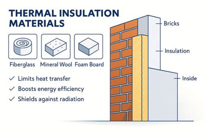 Do different wall material have different insulation properties