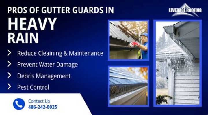 Do gutter guards work in heavy rain?