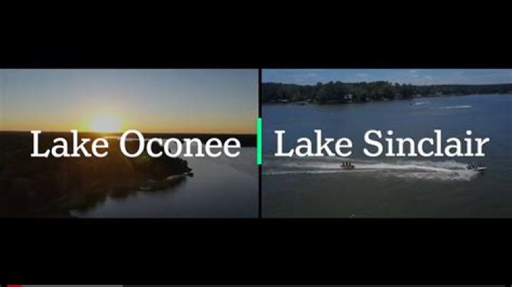 Do lake sinclair and lake oconee connect?