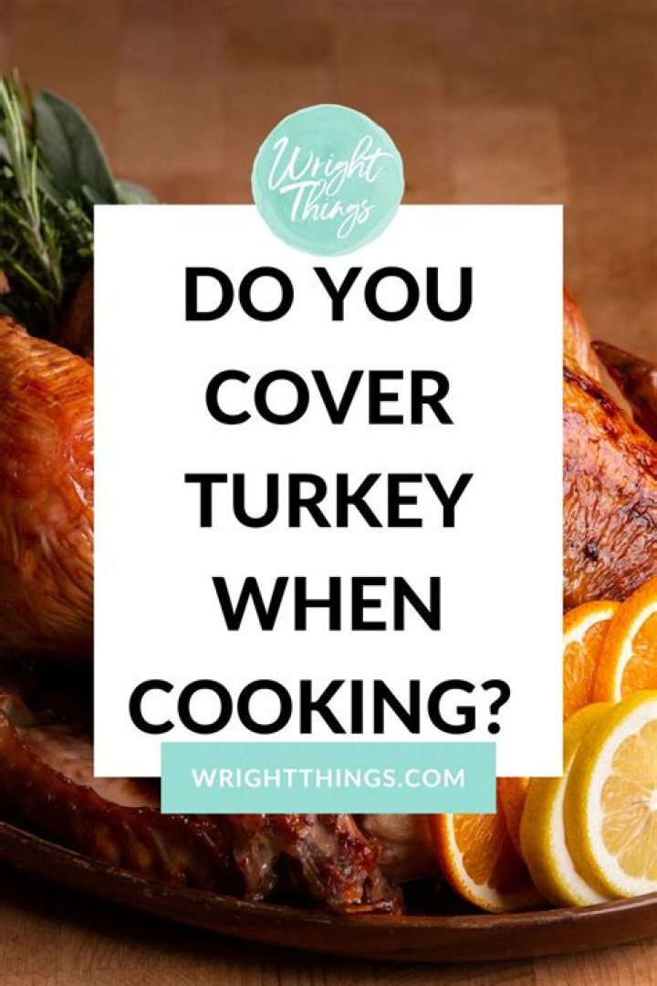 Do you cover turkey when deep frying?