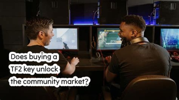 Does buying a TF2 key unlock the community market?