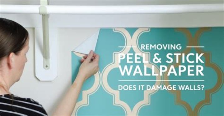 Does peel and stick wallpaper damage walls?