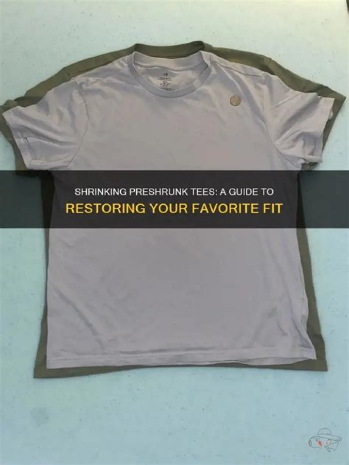 Does preshrunk shirt shrink?