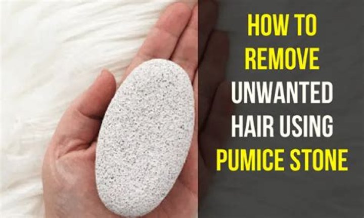Does pumice stone remove hair from roots?