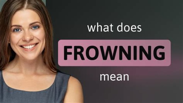Does scowl meaning frown?
