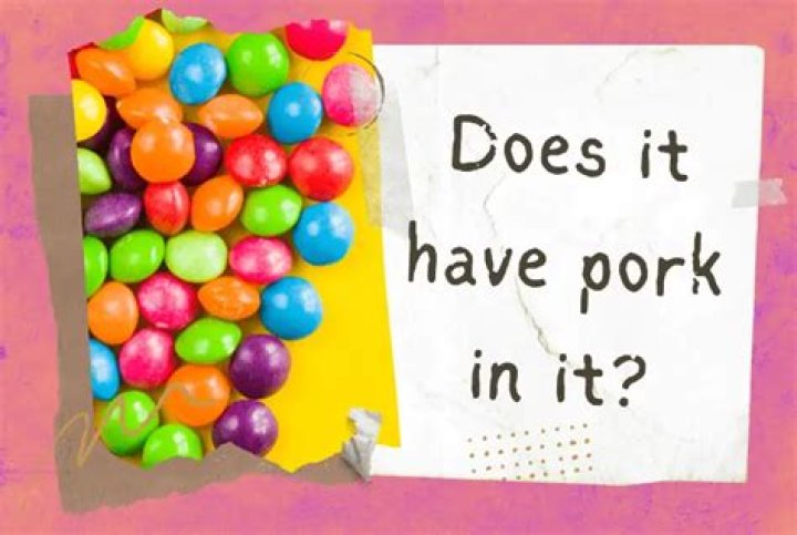 Does skittles have pork?