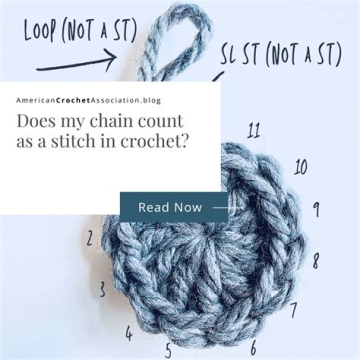 Does slip stitch count as a chain?