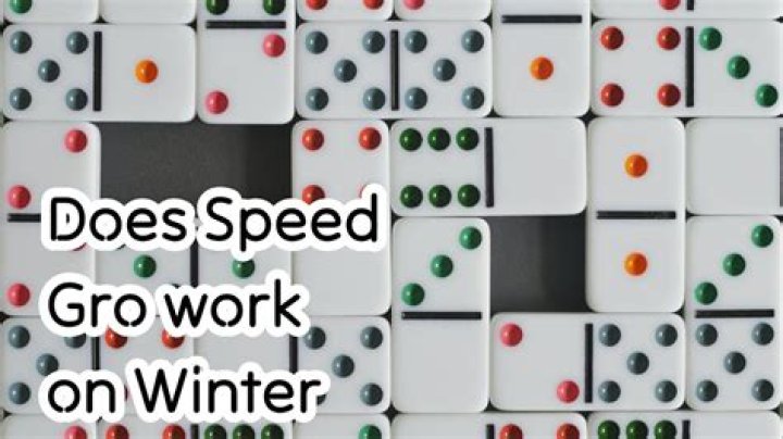 Does Speed Gro work on Winter Seeds?