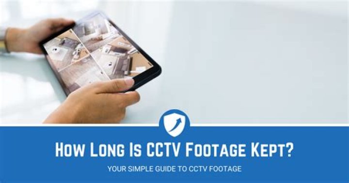 For how long is cctv footage kept?