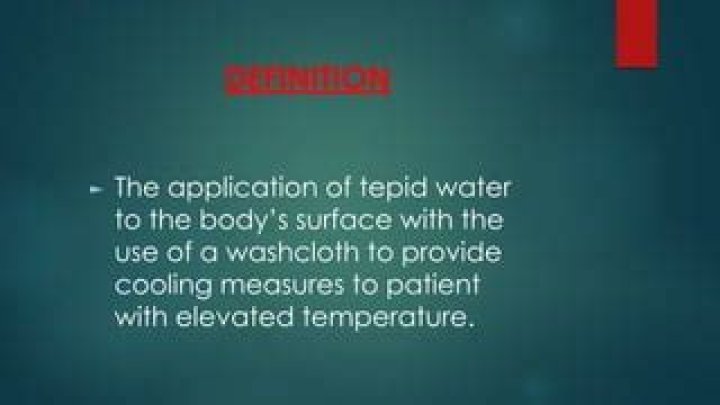 For tepid sponging the temperature of water should be?