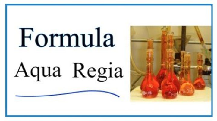 Formula for aqua regia?