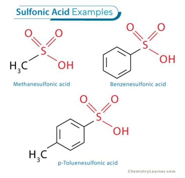 Formula for sulfonic acid?