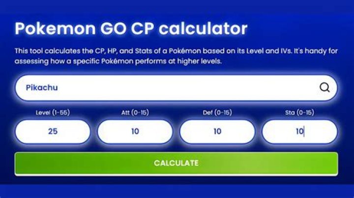 Formula to calculate Pokemon Go CP and HP?