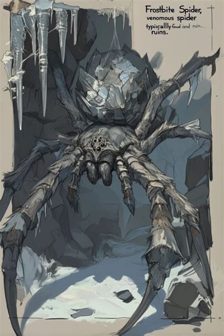Frostbite Spider caves/lairs