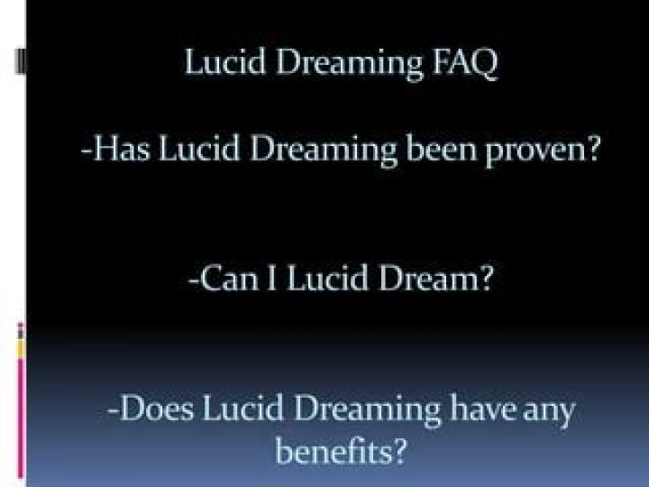 Has lucid dreaming been proven?