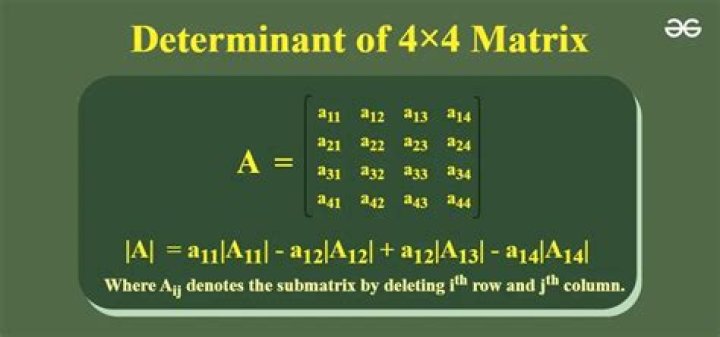 Help finding the determinant of a 4x4 matrix?