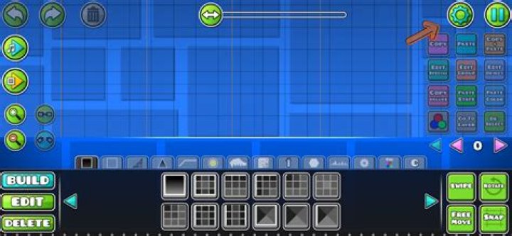 How can I move the speed portal in the Geometry Dash editor?