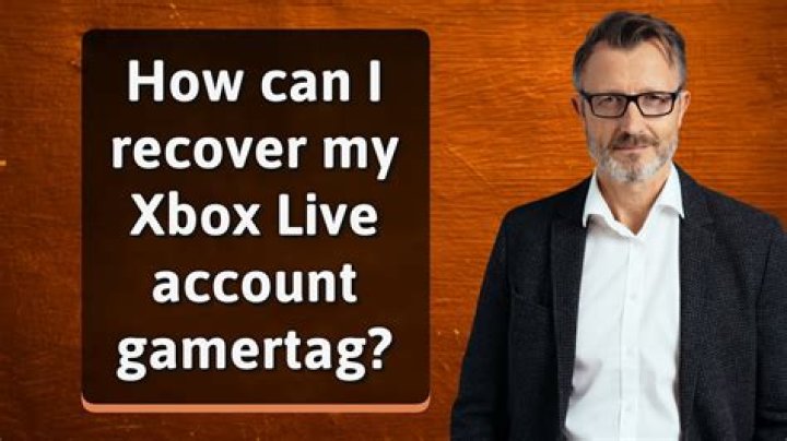 How can I recover my gamertag?