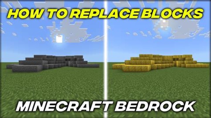 How can I replace blocks with air in Minecraft BE? [duplicate]